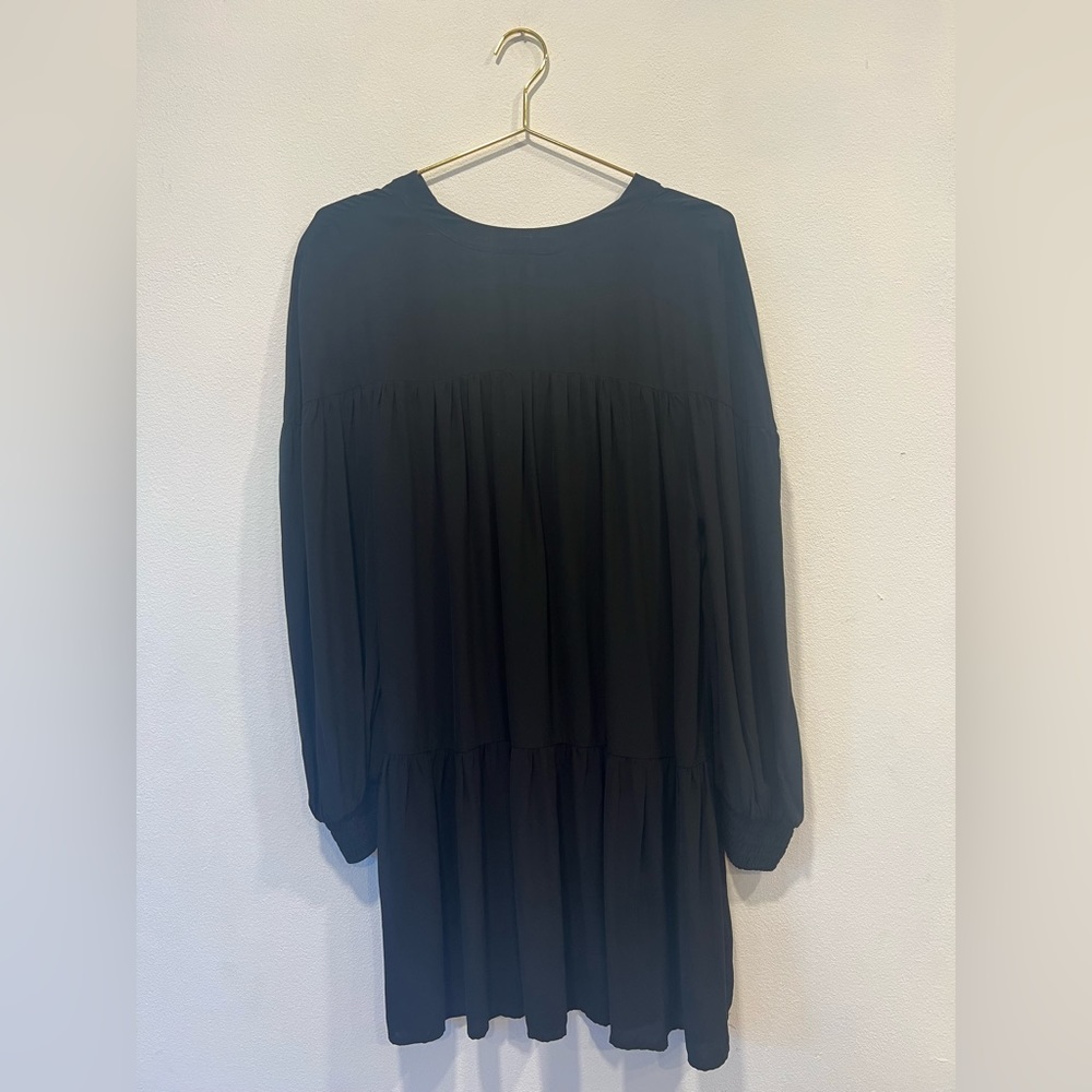 Acacia Drew Dress in Jet